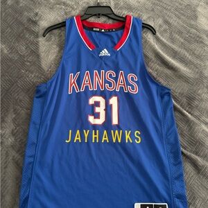 Adidas Kansas Jayhawks Blue Jersey